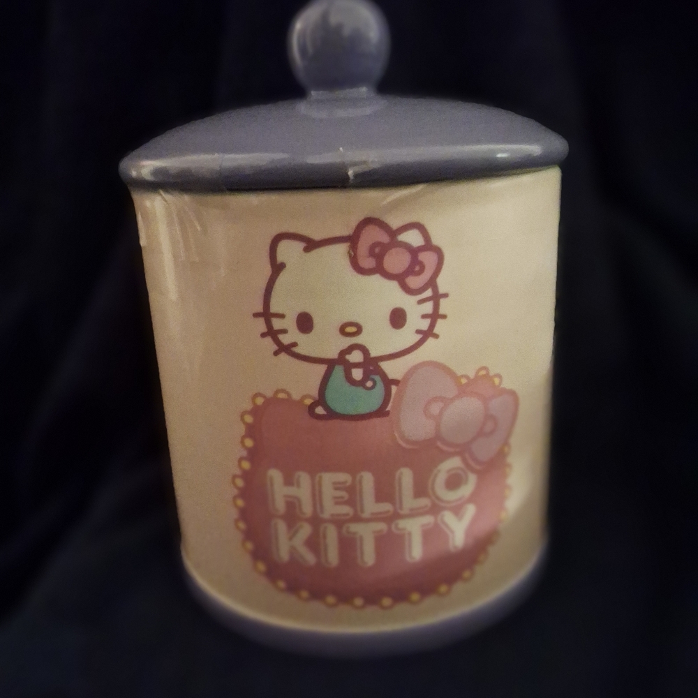 Hello Kitty Purple and Cream Container